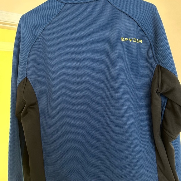 Spyder Men's Blue and Black Sweater - Picture 2 of 2
